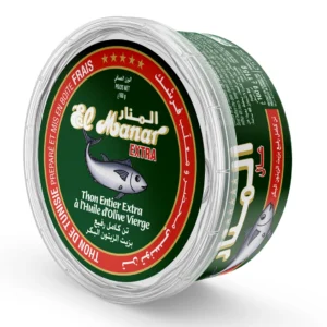 El Manar Premium Mediterranean Extra Tuna in Virgin Olive Oil 5.6 oz – Pack of 10