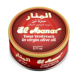 El-Manar-Mediterranean Bluefin-Tuna-Ventresca- in-Virgin-Olive-Oil-160g